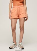Peach Adjustable Waist Cotton Shorts Pepe Jeans L20F2F515 Women - Image 2