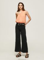 Peach Asymmetrical Neckline Top Pepe Jeans L20F2F355 Women - Image 2