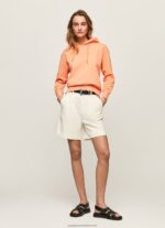 Peach Cotton Hoodie Pepe Jeans L20F2F282 Women - Image 2