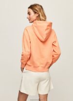 Peach Cotton Hoodie Pepe Jeans L20F2F282 Women - Image 4