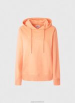 Peach Cotton Hoodie Pepe Jeans L20F2F282 Women - Image 5