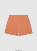 Peach Elastic Waist Cotton Shorts Pepe Jeans L20F2F1499 Girl - Image 2