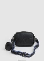 Peach Embossed Logo Maxi Crossbody Bag Pepe Jeans L20F2F715 Women - Image 5