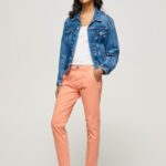 Peach Maura Regular Chino Trousers Pepe Jeans L20F2F308 Women