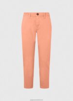 Peach Maura Regular Chino Trousers Pepe Jeans L20F2F308 Women - Image 5