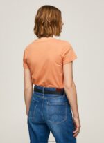 Peach Printed T-Shirt Pepe Jeans L20F2F455 Women - Image 4