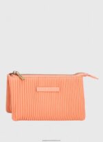 Peach Triple Compartment Toiletry Case Pepe Jeans L20F2F723 Women