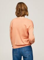 Peach V Neckline Relaxed Fit Jersey Pepe Jeans L20F2F241 Women - Image 4
