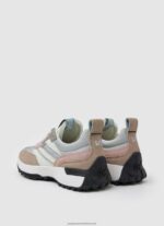 Pearl Silver Lucky Print Combined Sneakers Pepe Jeans L20F2F574 Women - Image 5