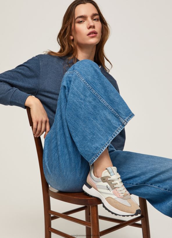 pearl_silver_lucky_print_combined_sneakers_pepe_jeans_l20f2f574_women.jpg Pearl Silver Lucky Print Combined Sneakers Pepe Jeans L20F2F574 Women - Image 1
