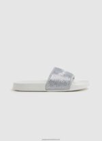 Pearl Silver Slider Sweet Beach Flip Flops Pepe Jeans L20F2F694 Women