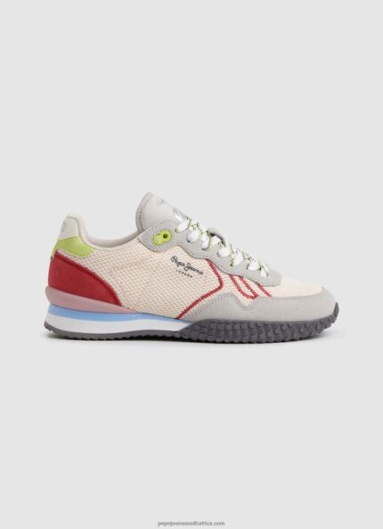 Pinkish Holland Mesh Running Sneakers Pepe Jeans L20F2F604 Women