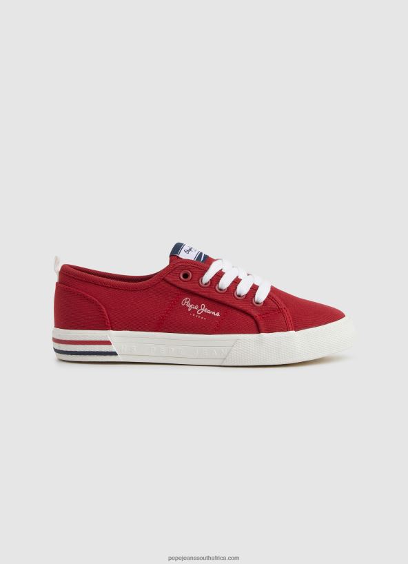 red_brady_basic_sneakers_pepe_jeans_l20f2f1544_boy.jpg Red Brady Basic Sneakers Pepe Jeans L20F2F1544 Boy - Image 1