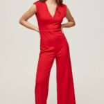 Royal Red Melody Sleeveless Jumpsuit Pepe Jeans L20F2F204 Women