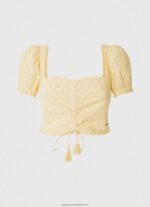 Shine Cotton Top With Openwork Details Pepe Jeans L20F2F331 Women - Image 5