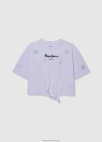 Shine Frilled Tank Top Pepe Jeans L20F2F1477 Girl - Image 4