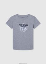 Shine Logo Basic T-Shirt Pepe Jeans L20F2F1636 Boy - Image 4