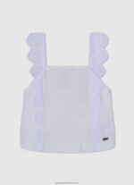Shine Logo Print Boxy Fit T-Shirt Pepe Jeans L20F2F1479 Girl - Image 3