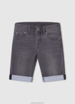 Shine Logo Print Sporty Shorts Pepe Jeans L20F2F1686 Boy - Image 2