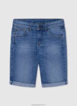 Shine Logo Print Sporty Shorts Pepe Jeans L20F2F1686 Boy - Image 4