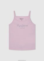 Shine Logo Printed Tank Top Pepe Jeans L20F2F1432 Girl - Image 4