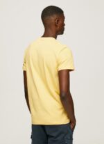 Shine Printed Logo Cotton T-Shirt Pepe Jeans L20F2F943 Men - Image 4