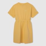 Shine Rounded Collar Mini Dress Pepe Jeans L20F2F1389 Girl