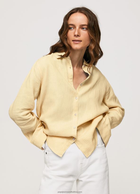 shine_striped_print_regular_fit_shirt_pepe_jeans_l20f2f347_women.jpg Shine Striped Print Regular Fit Shirt Pepe Jeans L20F2F347 Women - Image 1