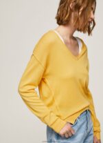 Shine V Neckline Relaxed Fit Jersey Pepe Jeans L20F2F257 Women