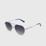 Silver Aviator Sunglasses Pepe Jeans L20F2F1307 Men