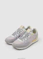 Soft Pink Brit Print Combined Sneakers Pepe Jeans L20F2F587 Women - Image 4