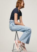 Soft Pink Brit Pro Bright Running Sneakers Pepe Jeans L20F2F575 Women