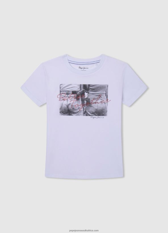 Soft Pink Ribbed Shirt With Embroidered Logo Pepe Jeans L20F2F1460 Girl - Image 5