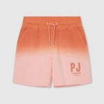 Squash Orange Colour Block Sports Shorts Pepe Jeans L20F2F1698 Boy