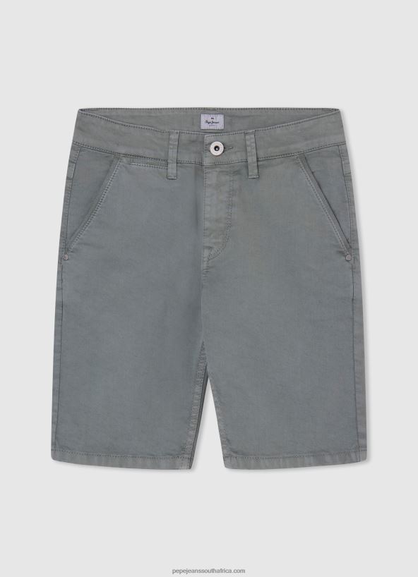 Squash Orange Colour Block Sports Shorts Pepe Jeans L20F2F1698 Boy - Image 4