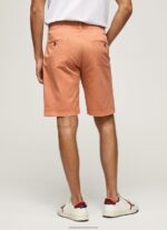 Squash Orange Cotton Chino Shorts Pepe Jeans L20F2F1132 Men - Image 4