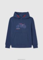 Squash Orange Cotton Hooded Jumper Pepe Jeans L20F2F1598 Boy - Image 5