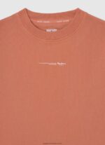 Squash Orange Garment Dye Cotton Jumper Pepe Jeans L20F2F1602 Boy - Image 3