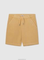 Squash Orange Logo Print Sporty Shorts Pepe Jeans L20F2F1687 Boy - Image 3
