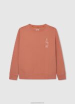 Squash Orange Skater Cotton Jumper Pepe Jeans L20F2F1584 Boy