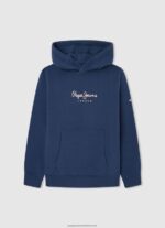 Squash Orange Skater Cotton Jumper Pepe Jeans L20F2F1584 Boy - Image 5
