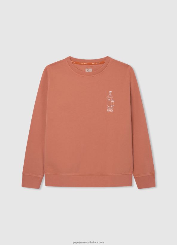 squash_orange_skater_cotton_jumper_pepe_jeans_l20f2f1584_boy.jpg Squash Orange Skater Cotton Jumper Pepe Jeans L20F2F1584 Boy - Image 1