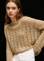 Stone Cropped Knit Openwork Cardigan Pepe Jeans L20F2F233 Women