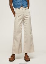 Stone Flared Cotton Trousers Pepe Jeans L20F2F312 Women - Image 2
