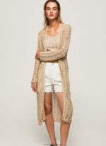 Stone Long Openwork Cardigan Pepe Jeans L20F2F234 Women - Image 2