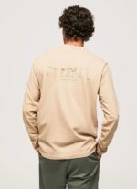 Stone Long Sleeved Cotton T-Shirt Pepe Jeans L20F2F913 Men - Image 4