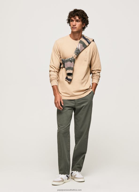 stone_long_sleeved_cotton_t_shirt_pepe_jeans_l20f2f913_men.jpg Stone Long Sleeved Cotton T-Shirt Pepe Jeans L20F2F913 Men - Image 1
