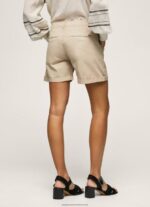 Stone Regular Fit Chino Shorts Pepe Jeans L20F2F524 Women - Image 4