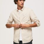 Stone Regular Fit Poplin Cotton Shirt Pepe Jeans L20F2F1042 Men