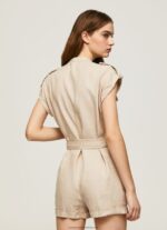 Stone Short Jumpsuit With Belt Pepe Jeans L20F2F176 Women - Image 4